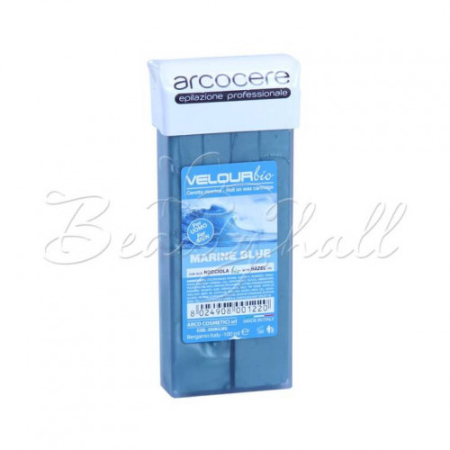 Воск в кассете Velour Bio Marine blue Arcocere 100 мл Воск в кассете Velour Bio Marine blue Arcocere 100 мл