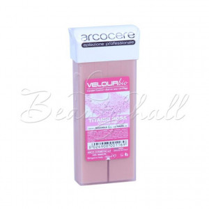 Воск в кассете Velour Bio Titanium Pink Arcocere 100 мл