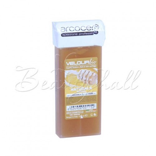Воск в кассете Velour Bio Натуральный Arcocere 100 мл Воск в кассете Velour Bio Натуральный Arcocere 100 мл