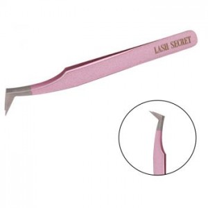 Пинцет Vivienne L Lash Secret розовый блеск