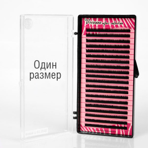 Ресницы Safari черные  0.07 C (10) 20 линий