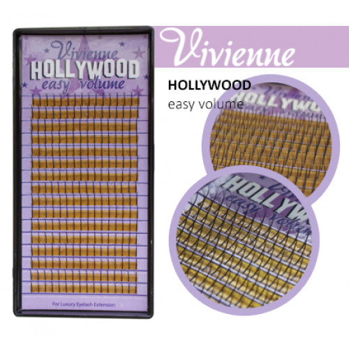 Ресницы Hollywood черные  0.07 C ( 8 ) 16 линий