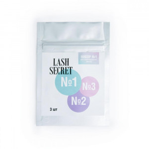 Набор для ламинирования ресниц №1(3 шт)Lash Secret Vivienne состав №1,2,3