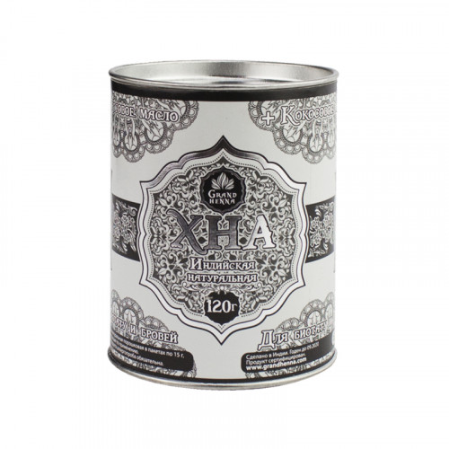 Хна для бровей и биотату Grand Henna черная 120 г Хна для бровей и биотату Grand Henna черная 120 г