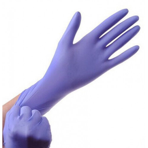 Перчатки нитриловые Polix Pro&Med Purple Blue L 100 шт Перчатки нитриловые Polix Pro&Med Purple Blue L 100 шт