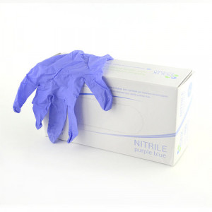 Перчатки  нитриловые Polix Pro&Med Purple Blue S 100 шт