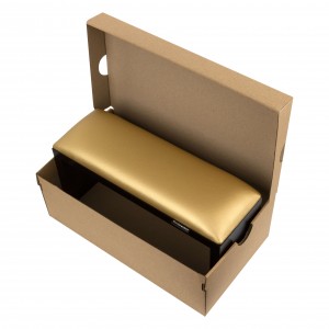 Подлокотник для маникюра на черных  ножках Gold
