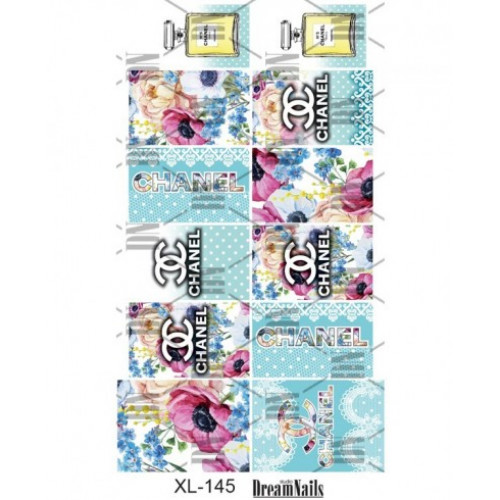 Слайдер-дизайн увеличенный размер XL-145 Dream Nails Слайдер-дизайн увеличенный размер XL-145 Dream Nails