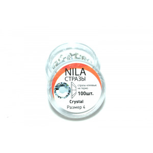 Стрази Nila SS4 Crystal 100 шт