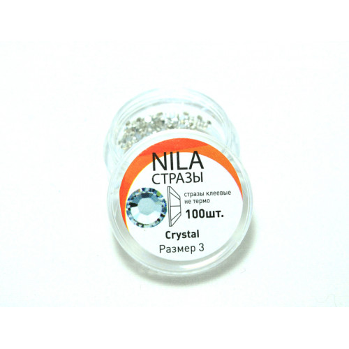 Стрази Nila SS3 Crystal 100 шт