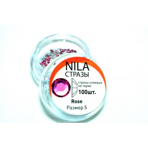 Стрази Nila SS3 Rose 100 шт