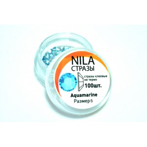 Стрази Nila SS5 Aquamarine 100 шт