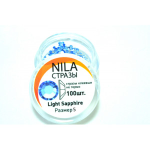 Стрази Nila SS5 Light Sapphire 100 шт