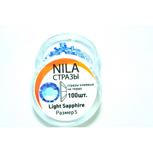 Стрази Nila SS5 Light Sapphire 100 шт