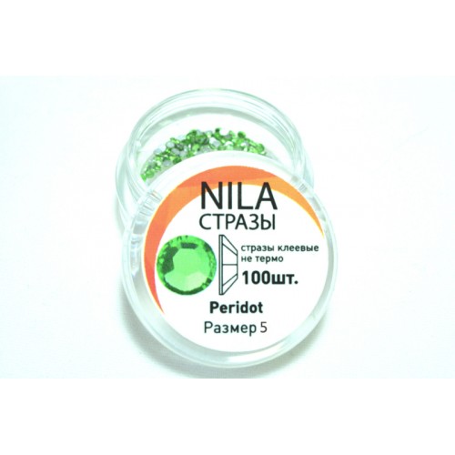 Стрази Nila SS5 Peridot 100 шт