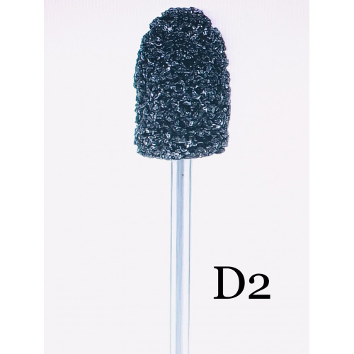 Фреза корундовая  для педикюра D2 черная