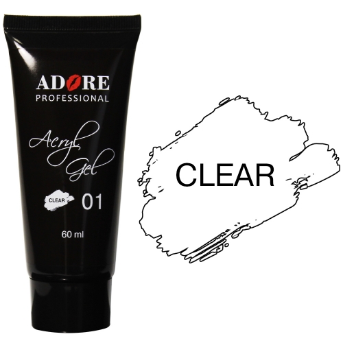 Акрил-гель Acryl Gel Adore № 01 60 ml
