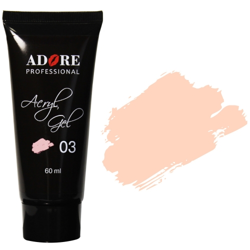 Акрил-гель Acryl Gel Adore № 03 60 ml