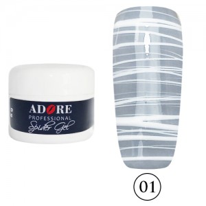 Гель Spider gel Adore 5 ml  № 01 белый