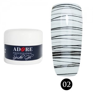 Гель Spider gel Adore 5 ml  № 02 черный