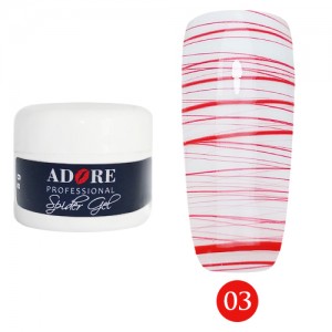 Гель Spider gel Adore 5 ml  № 03 красный