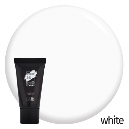 Акрил-гель Acryl Gel NUB White 30 мл Акрил-гель Acryl Gel NUB White 30 мл