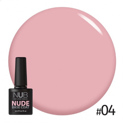 Покрытие Base Coat NUB NUDE 8 мл №4 Покрытие Base Coat NUB NUDE 8 мл №4
