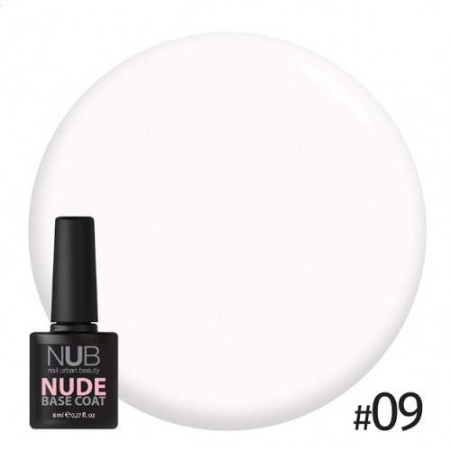 Покрытие Base Coat NUB NUDE 8 мл №9 Молочн Покрытие Base Coat NUB NUDE 8 мл №9 Молочн