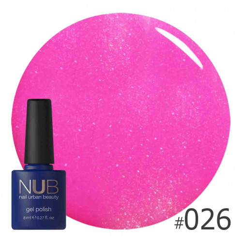 Гель-лак NUB 8 мл № 026 л Гель-лак NUB 8 мл № 026 л