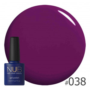 Гель-лак NUB 8 мл № 038 з