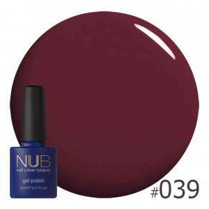 Гель-лак NUB 8 мл № 039 з