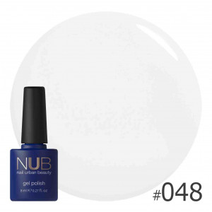 Гель-лак NUB 8 мл № 048 (6) бел