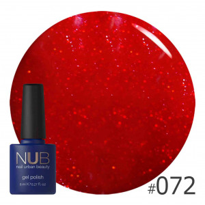 Гель-лак NUB 8 мл № 072 з