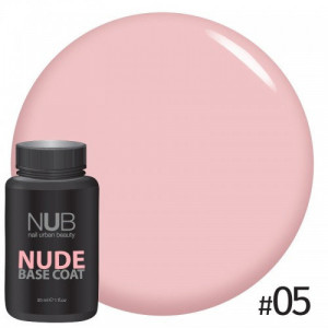 Покрытие каучуковое Base Coat NUB NUDE 30 мл №05
