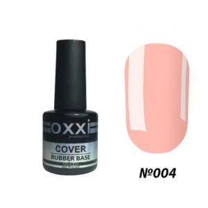 Покрытие Oxxi  Cover Rubber Base 10 ml № 004 св л