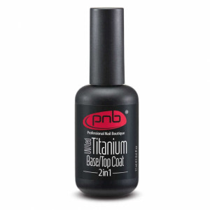 Покриття для гель-лаку UV Base/Top Titanium PNB 17 мл
