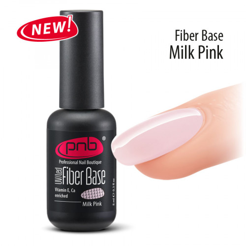 Покриття UV/LED Fiber Base REVITAL Milk Pink PNB 17 мл Покриття UV/LED Fiber Base REVITAL Milk Pink PNB 17 мл