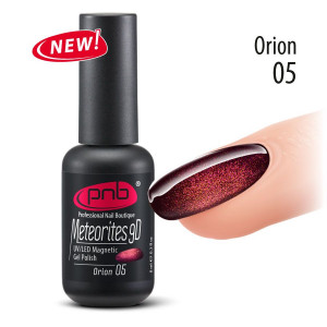 Гель-лак магнитный  Meteorites 9D PNB 8 мл № 05 Orion
