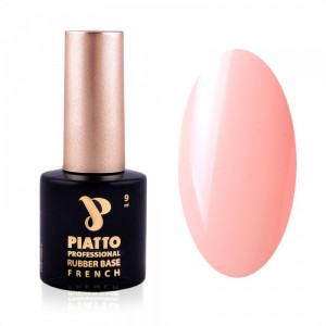 Покрытие Piatto Nano  Rubber Base French 9 ml № 01