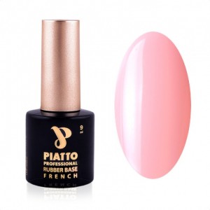 Покрытие Piatto Nano  Rubber Base French 9 ml № 02