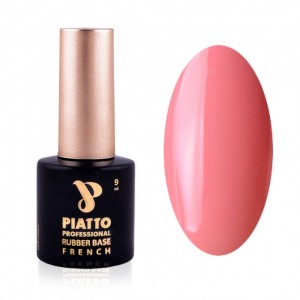 Покрытие Piatto Nano  Rubber Base French 9 ml № 05