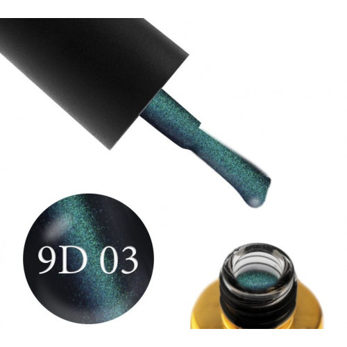Гель-лак Fox gold  Cat eye 9-D 6 мл № 003