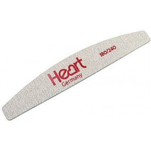 Пилка Heart  Line Titan 180/240 тонка пряма сіра