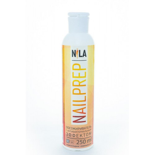 Обезжириватель с антибактериальным эффектом Nail Prep Nila 250 мл Обезжириватель с антибактериальным эффектом Nail Prep Nila 250 мл
